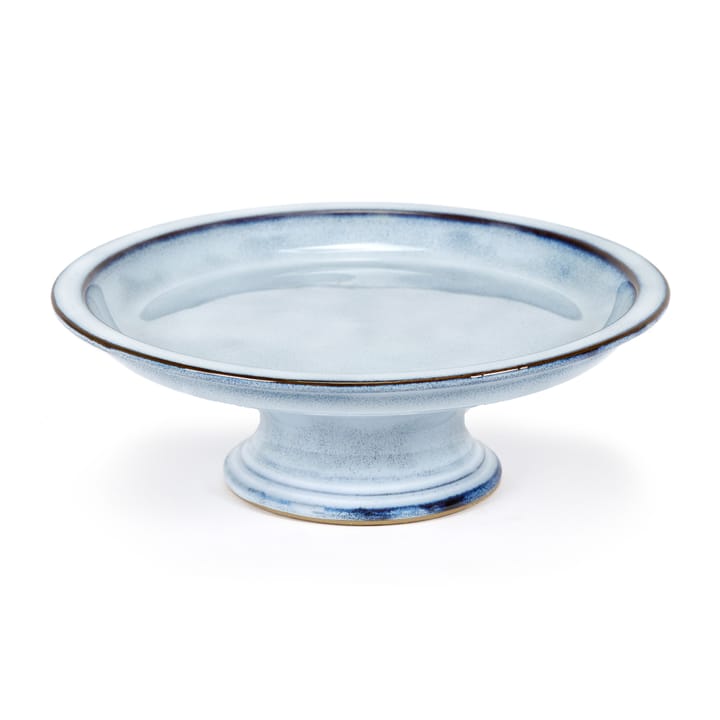 Pure cake plate glazed L 23.5 cm, Blue Serax