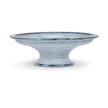 Pure cake plate glazed L 23.5 cm - Blue - Serax