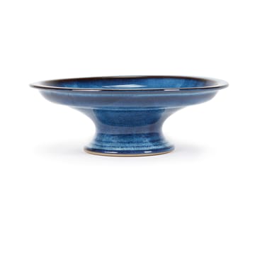 Pure cake plate glazed L 23.5 cm - Dark blue - Serax