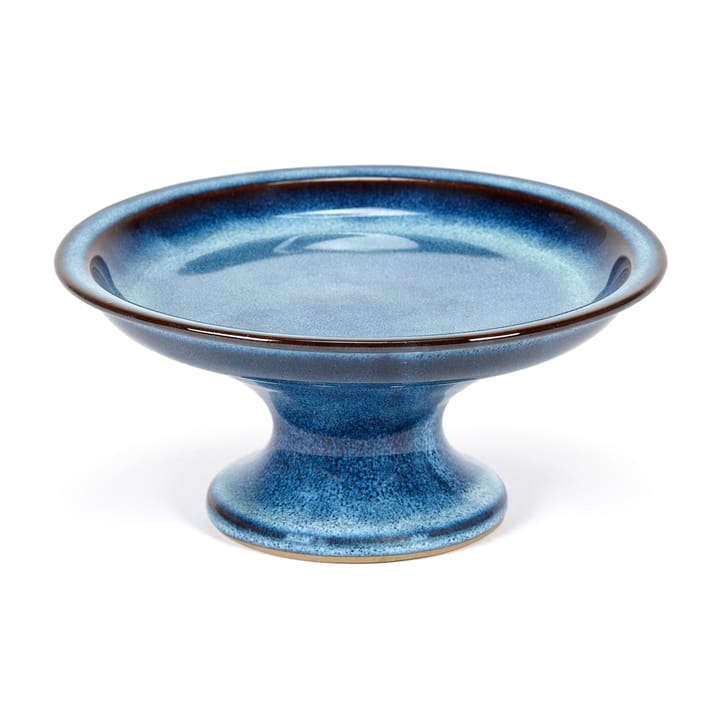 Pure cake plate glazed S 16.5 cm, Dark blue Serax