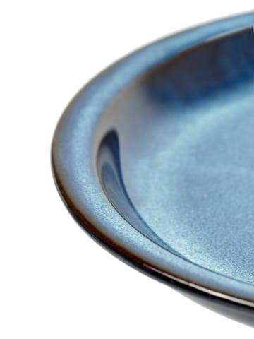 Pure cake plate glazed S 16.5 cm - Dark blue - Serax