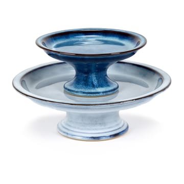 Pure cake plate glazed S 16.5 cm - Dark blue - Serax