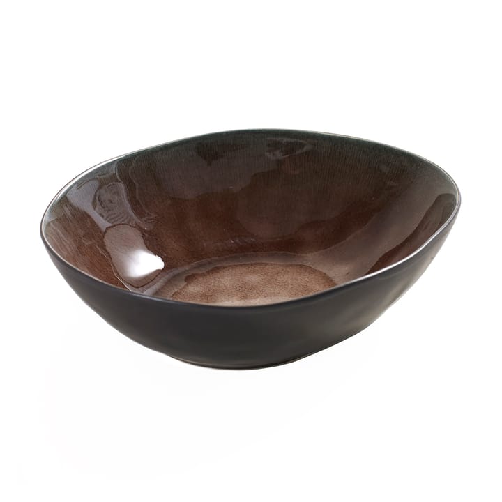 Pure oval bowl large, brown Serax