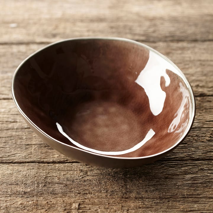 Pure oval bowl large, brown Serax