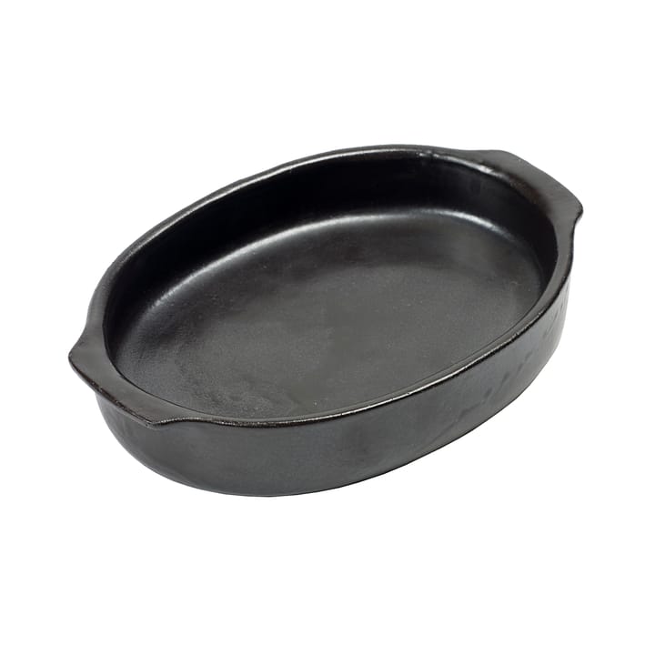 Pure oval oven form S, black Serax