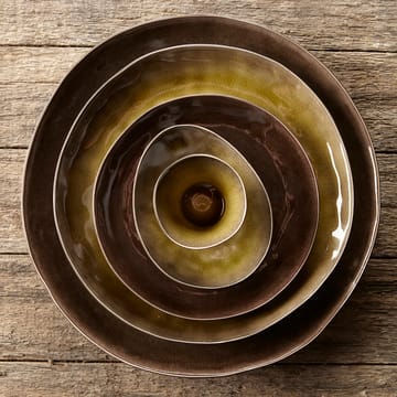 Pure plate 34 cm - brown - Serax