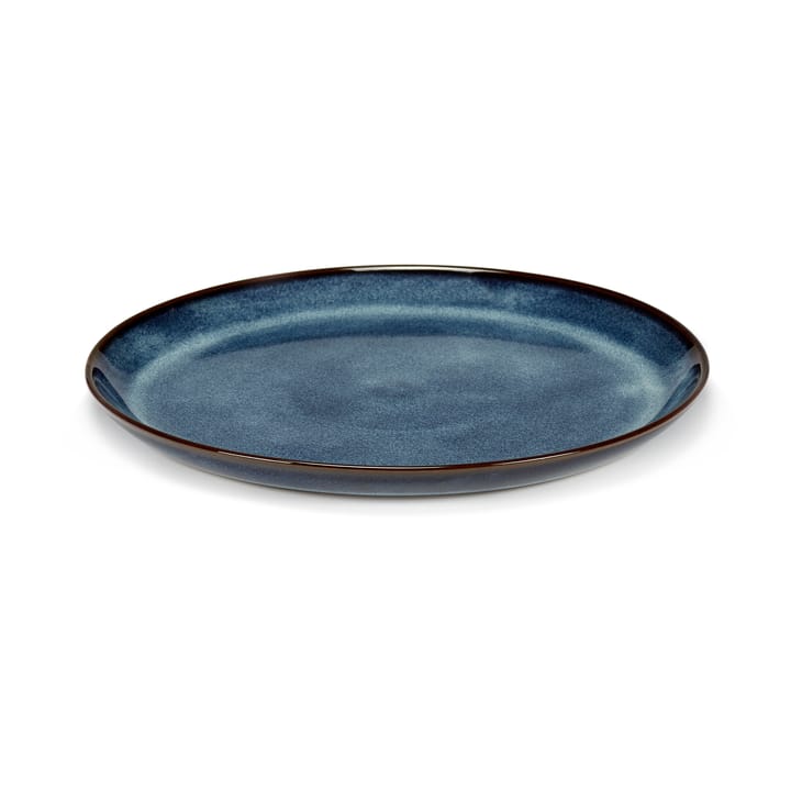 Pure plate glazed M 23.5 cm, Dark blue Serax