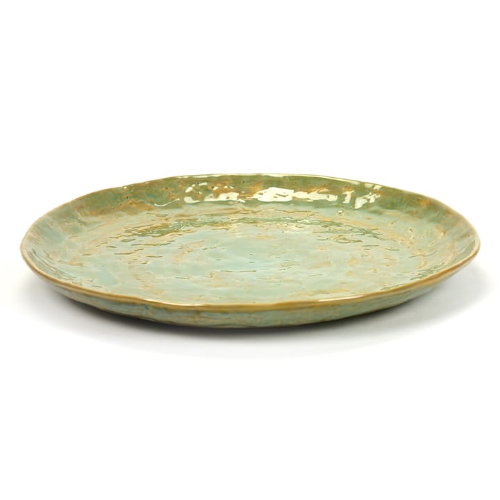 Pure plate large, sea green Serax