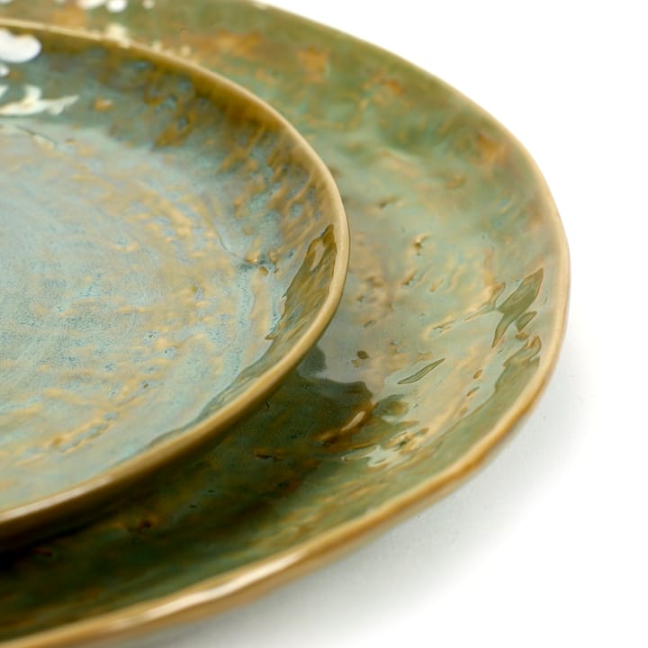 Pure plate large, sea green Serax