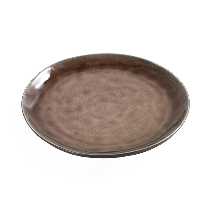 Pure small plate 20.5 cm - brown - Serax