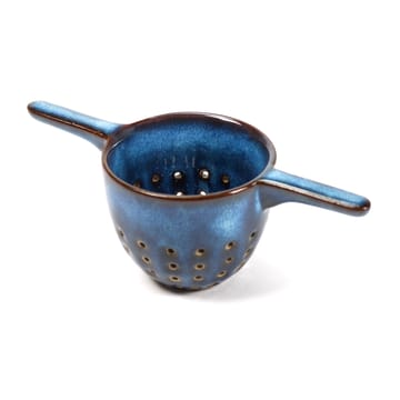 Pure tea strainer glazed 6 cm - Dark blue - Serax