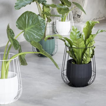 Serax flower pot in basket Ø37 cmh46 cm - white - Serax