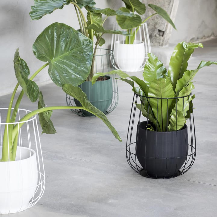 Serax flower pot in basket Ø37 cmh46 cm, white Serax