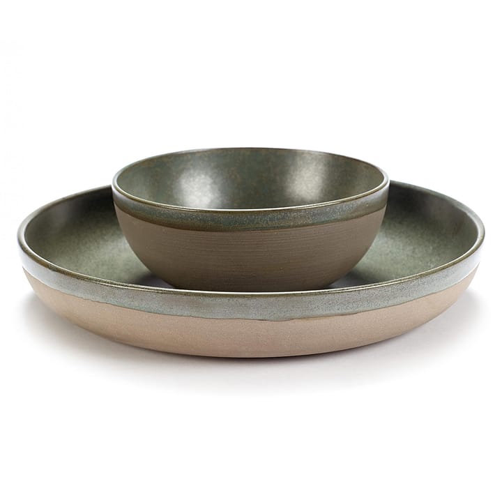 Surface serving saucer 32 cm, camogreen Serax