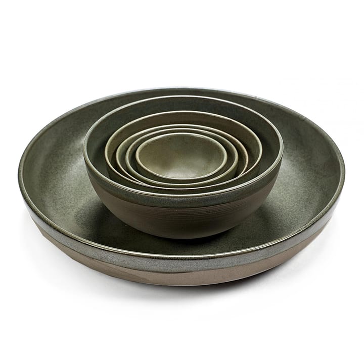 Surface serving saucer 32 cm, camogreen Serax