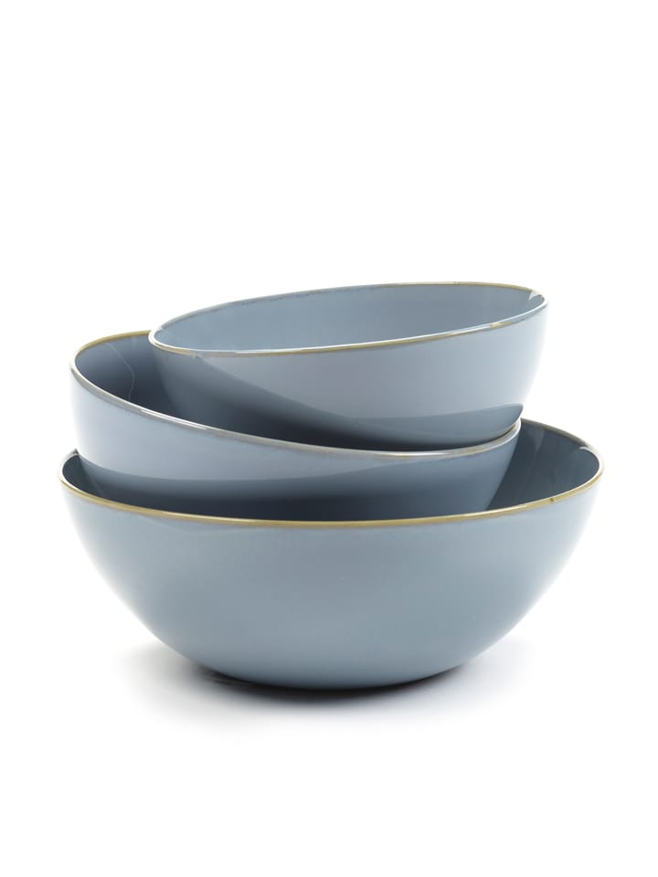 Terres de Rêves apero bowl 3 pieces, Smokey blue Serax