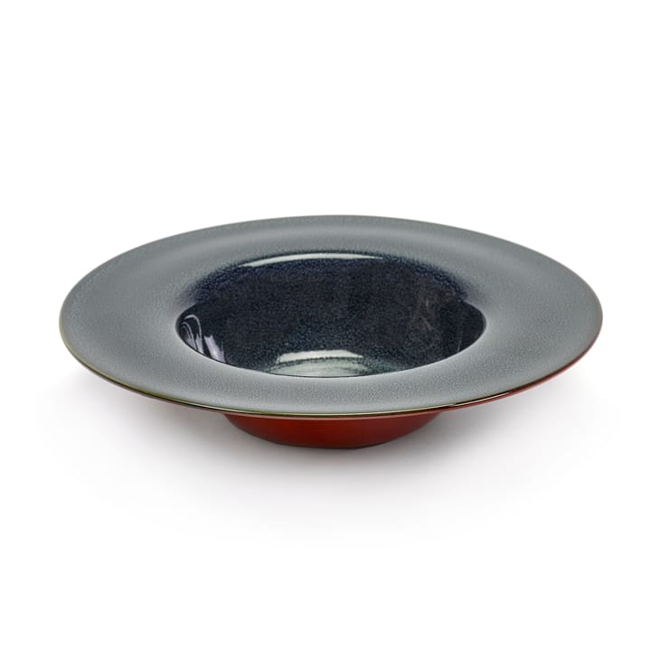 Terres de Rêves deep  plate 21.3 cm - dark blue-rust - Serax