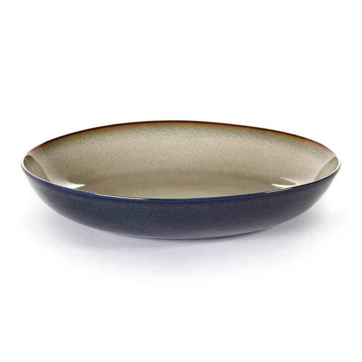 Terres de Rêves pasta plate 23.5 cm - misty grey-dark blue - Serax