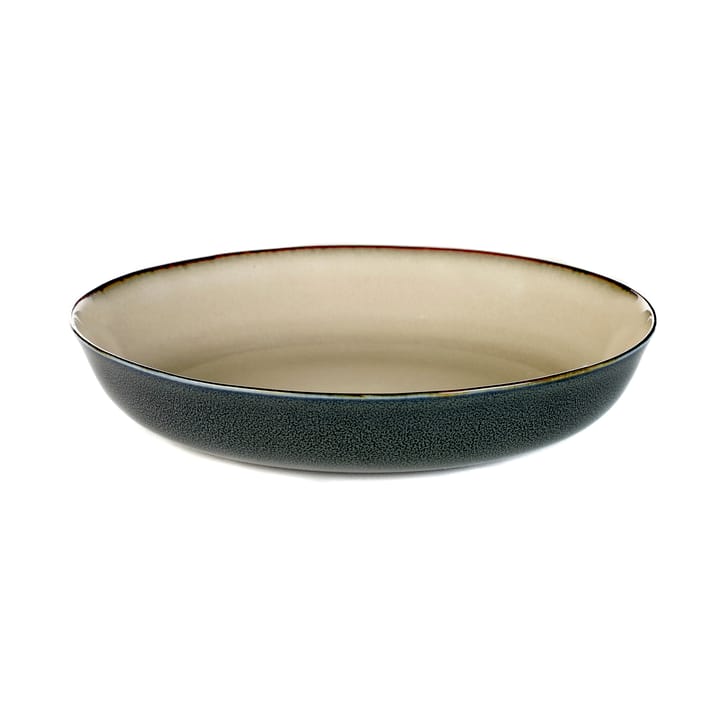 Terres de Rêves plate 21 cm - misty grey-dark blue - Serax