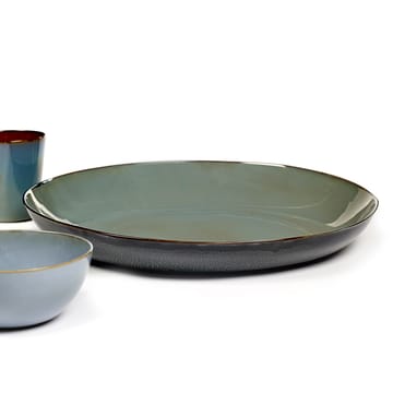 Terres de Rêves serving saucer 35.5 cm - smokey blue-dark blue - Serax