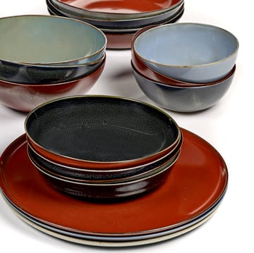 Terres de Rêves small plate 17.5 cm - dark blue-rust - Serax