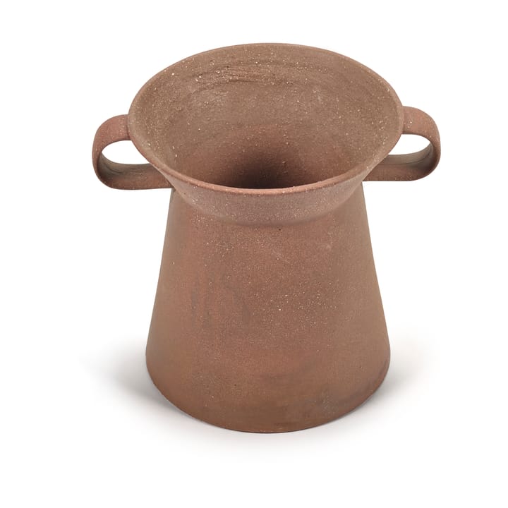 Urban 03 vase L 21 cm, Red-brown Serax