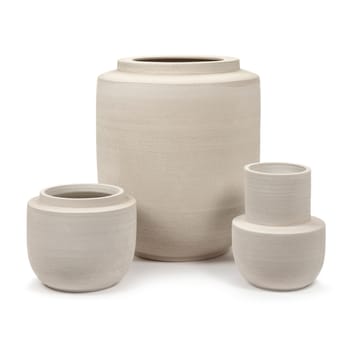 Volumes vase M 25 cm - Beige - Serax