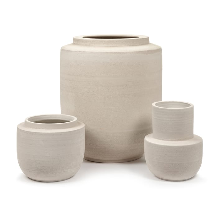 Volumes vase M 25 cm, Beige Serax