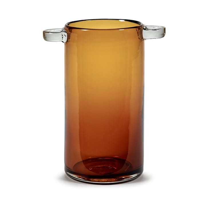 Wind & Fire vase with handles 24 cm, amber Serax