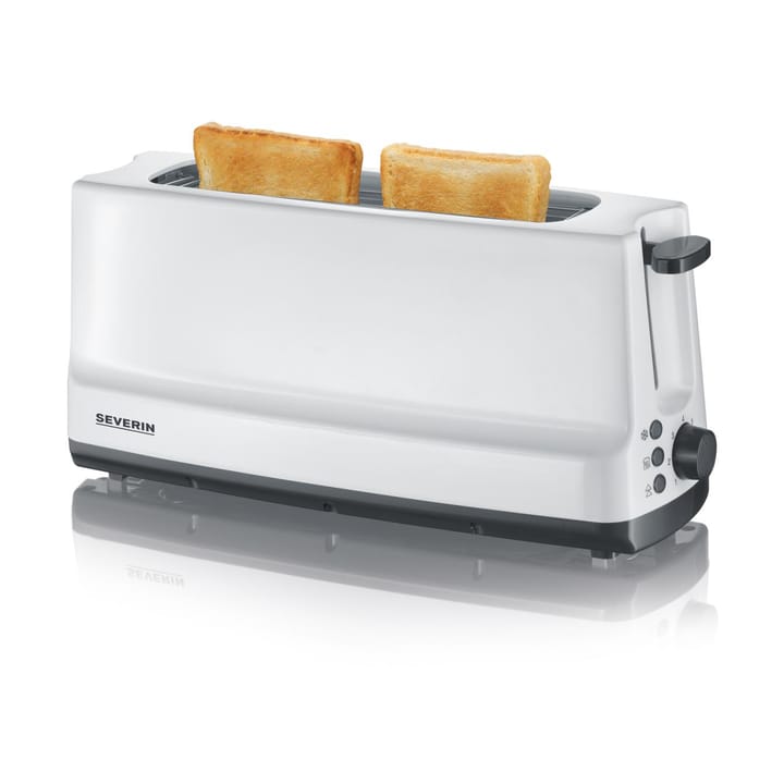 Severin AT 2232 longslot toaster 2 Slices - White - Severin