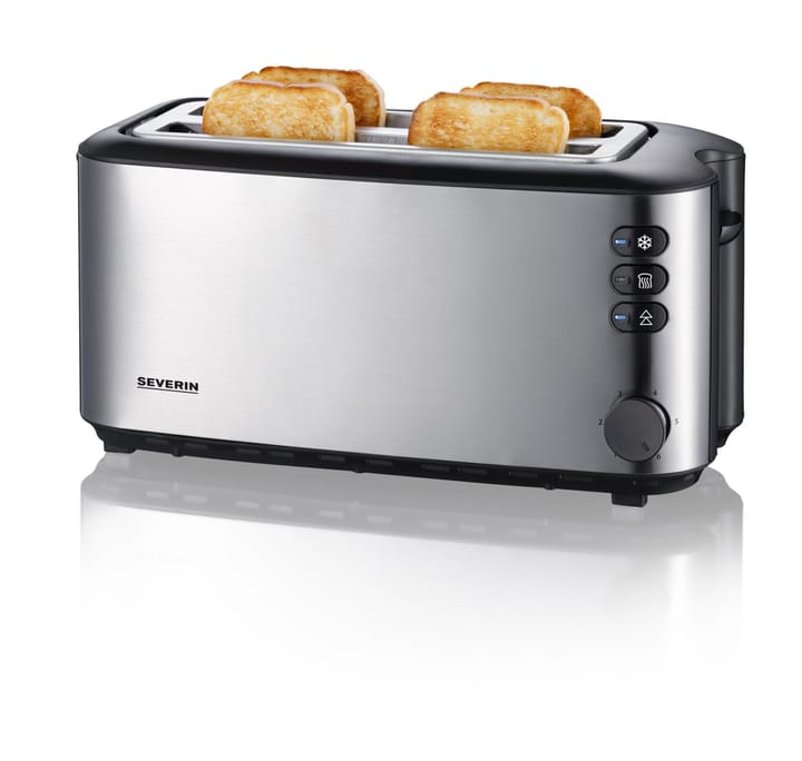 Severin AT 2509 Toaster 4 Slices, Stainless steel Severin