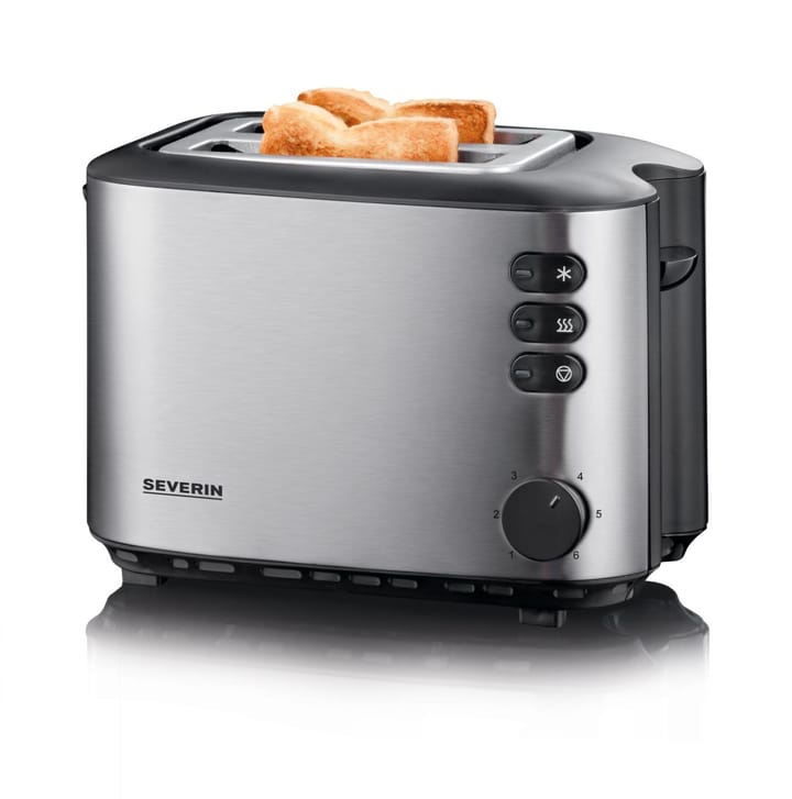 Severin AT 2514 toaster 2 slices, Stainless steel Severin