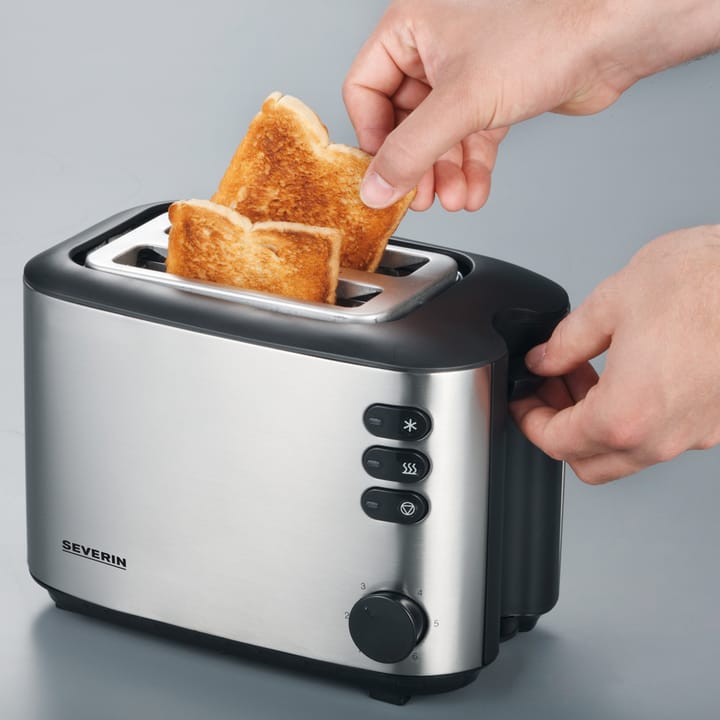 Severin AT 2514 toaster 2 slices, Stainless steel Severin