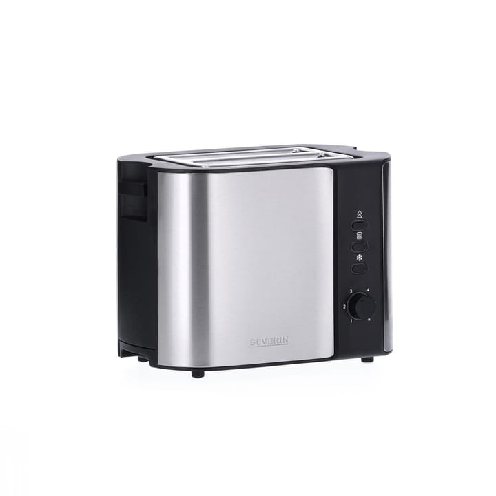 Severin AT 2589 Toaster 2 Slices, Brushed steel-black Severin