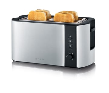 Severin AT 2590 toaster 4 slices - Brushed steel-black - Severin