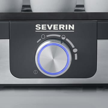 Severin EK 3163 Premium Egg Cooker 1-3 Eggs - Black-silver - Severin