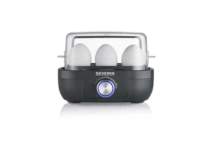 Severin EK 3166 egg cooker premium 1-6 eggs, Black Severin