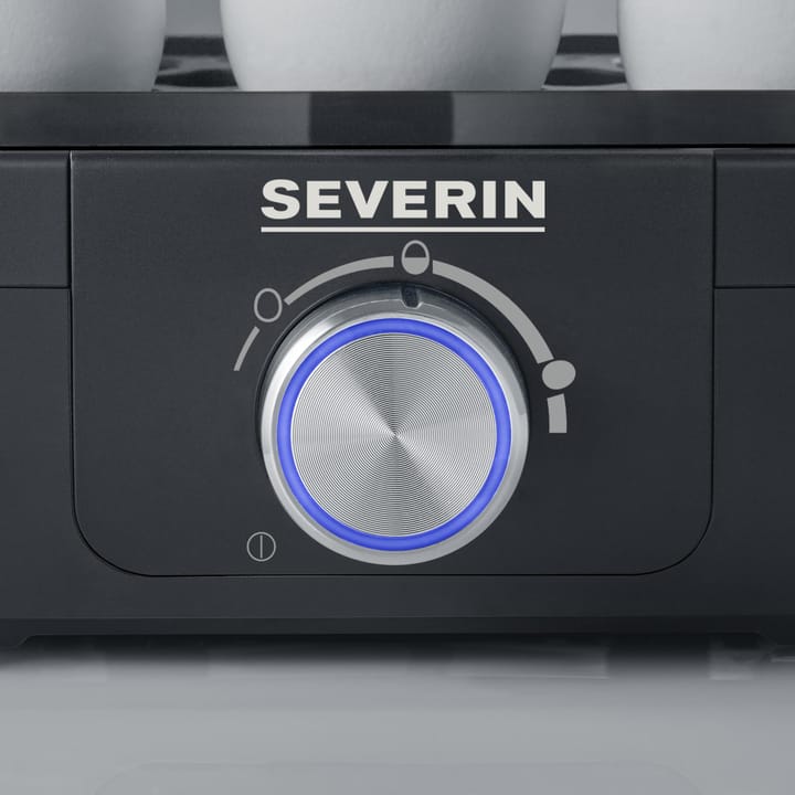 Severin EK 3166 egg cooker premium 1-6 eggs, Black Severin