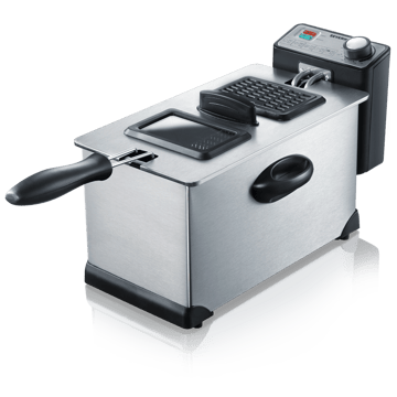 Severin FR 2431 deep fryer 3 L - Brushed steel - Severin