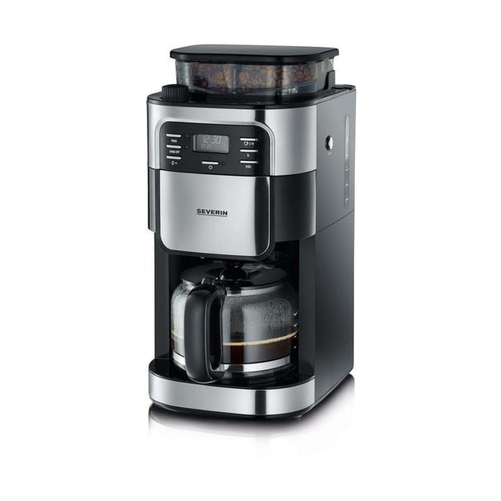 Severin KA 4810 Coffee Maker with Grinder 10 Cups - Black - Severin