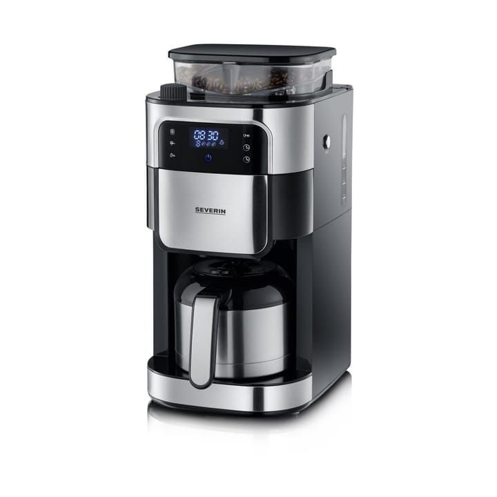 Severin KA 4814 Thermos Coffee Maker with Grinder 8 Cups - Black - Severin