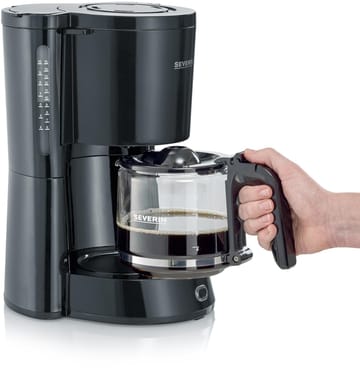 Severin KA 4815 Type Coffee Maker 10 Cups - Black - Severin