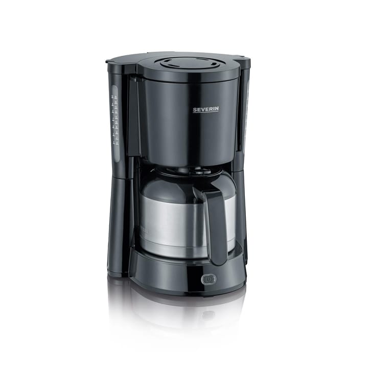 Severin KA 4835 Type Thermos Coffee Maker 8 Cups, Black Severin