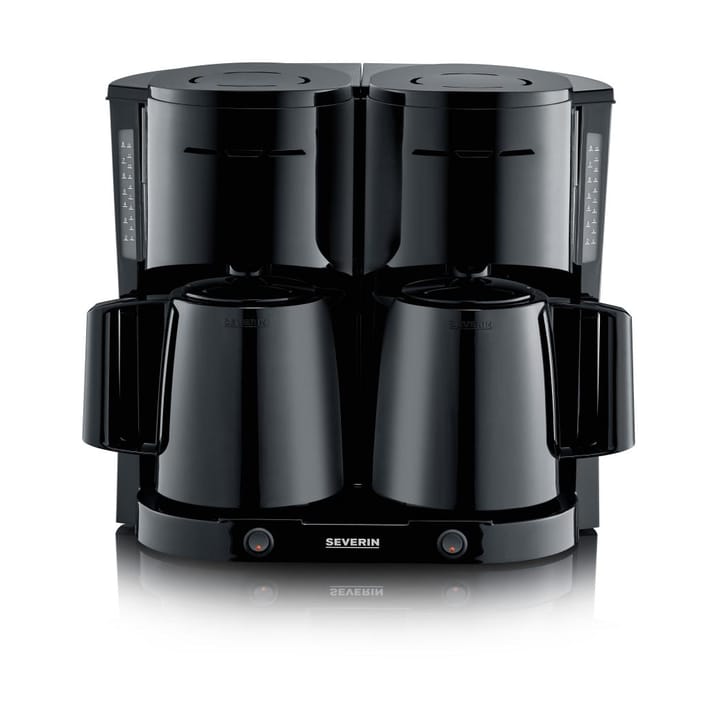 Severin KA 9315 Duo Thermos Double Coffee Maker - Black - Severin