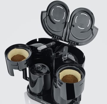 Severin KA 9315 Duo Thermos Double Coffee Maker - Black - Severin