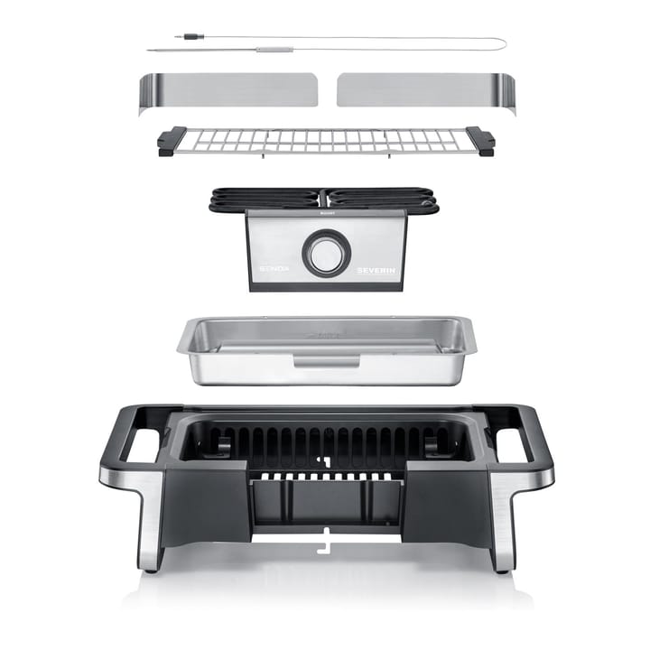 Severin PG 8113 Senoa Boost Electric Grill, Black Severin