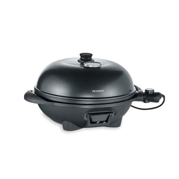 Severin PG 8541 Electric Grill with Stand and Lid - Black - Severin