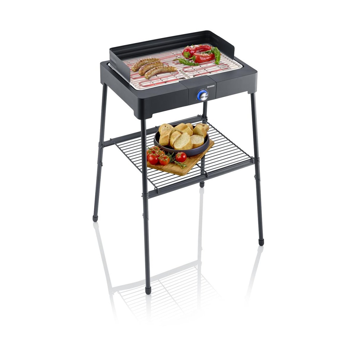 Severin Severin PG 8566 Electric Grill with Stand Black