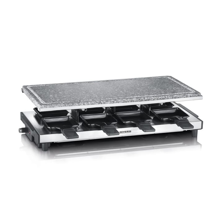 Severin RG 2374 Raclette with Stone 8 Pans - Silver - Severin