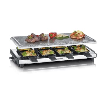 Severin RG 2374 Raclette with Stone 8 Pans - Silver - Severin